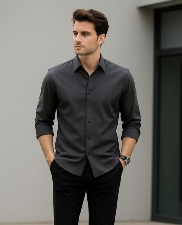 black_shirt_men_1 Premium Linen Shirt