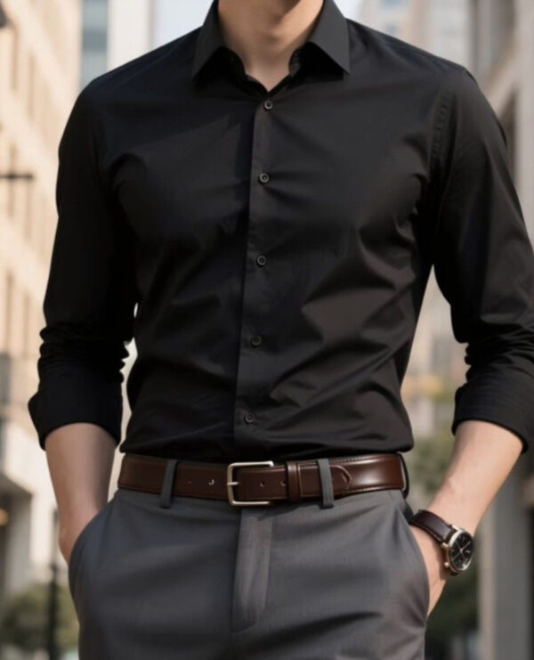 black_shirt_men_3 Premium Linen Shirt