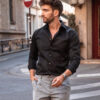 black_shirt_men_4 Premium Linen Shirt