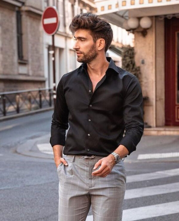 black_shirt_men_4 Premium Linen Shirt